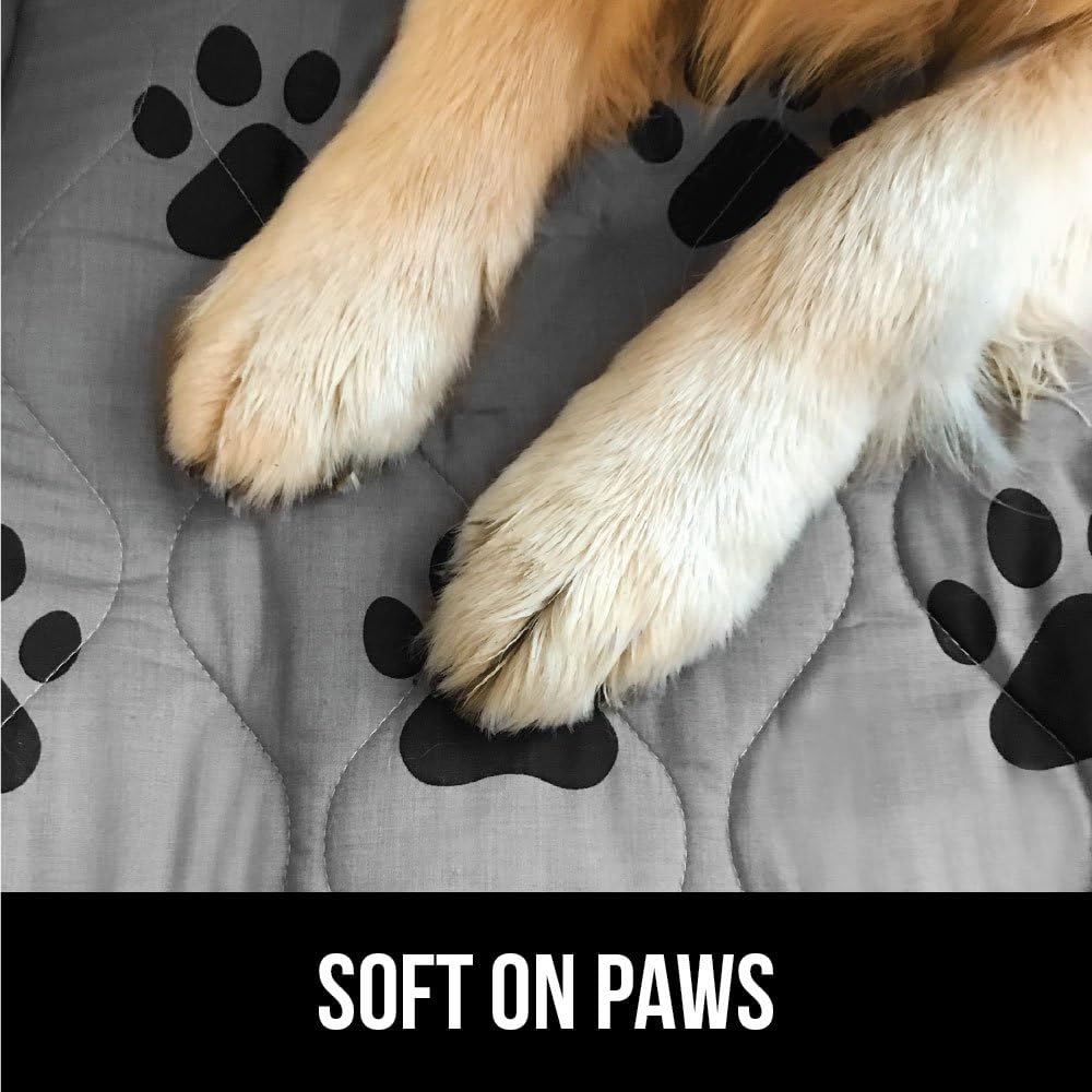 GORILLA GRIP Washable Puppy Pads, 22x22, Slip Resistant Dog Crate Mat, Waterproof Cloth Pee Pad for Training Puppies in Playpen, Reusable Pet Incontinence Blanket, Protects Sofa, Furniture, Floors