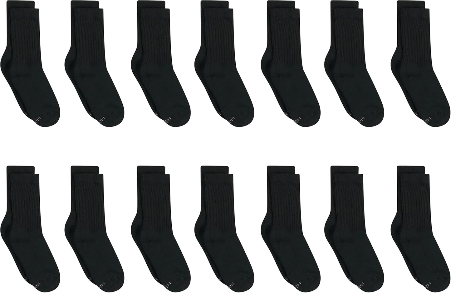 Hanes Women's Moisture-Wicking Socks (14-Pack)