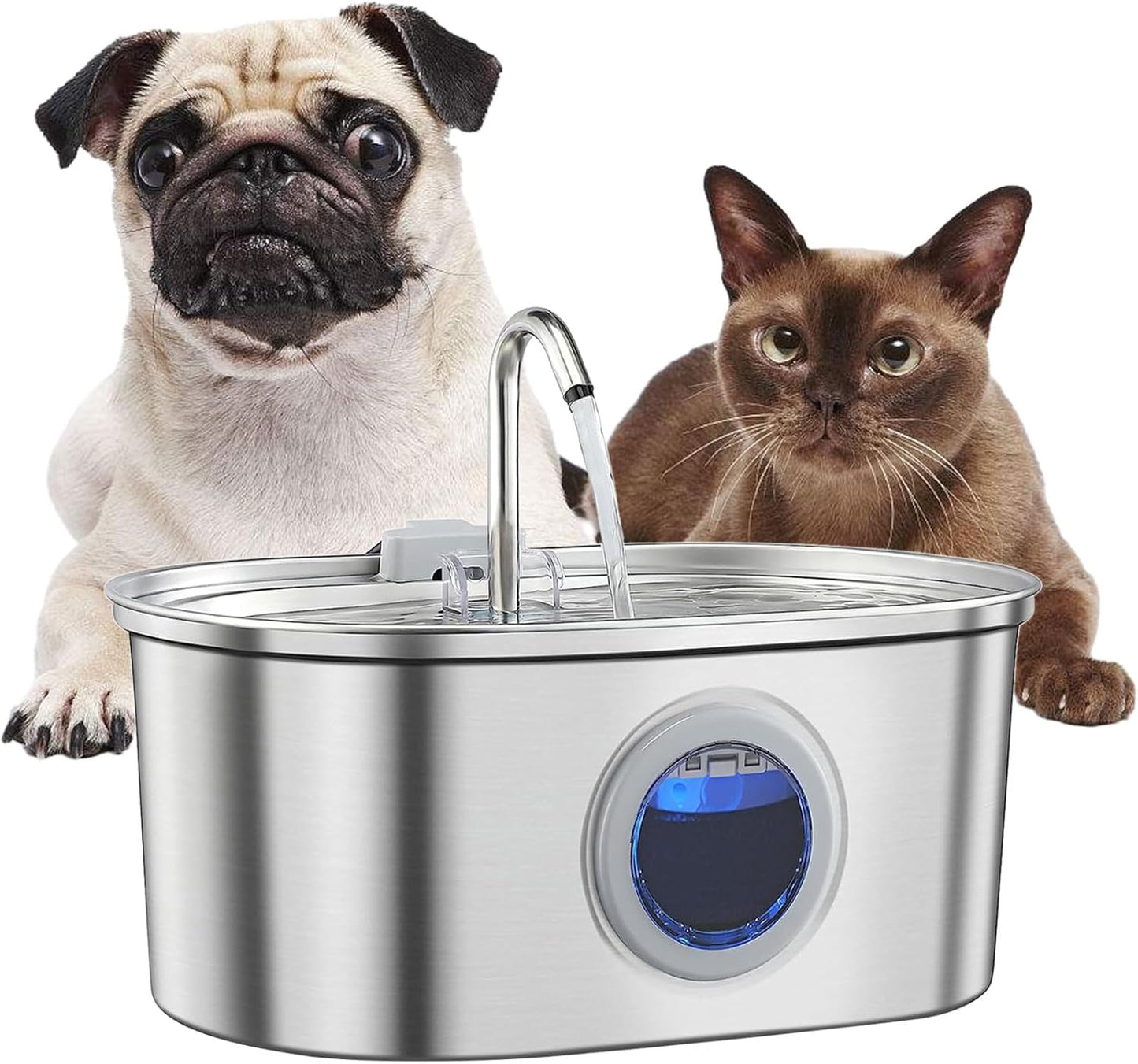 Cats Water Fountain Automatic Bowl Large Capacity Pet Dispenser Dogs Drinking Fountain