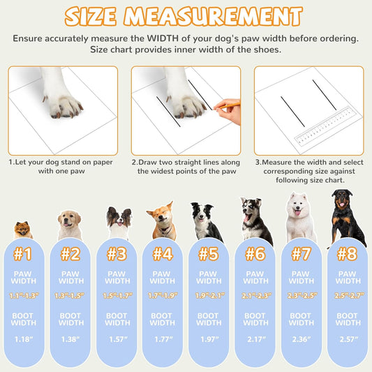 Dog Shoes for Medium Large Size, Breathable Dog Shoe for Hot Pavement, Dog Booties and Paw Protectors, Non-Slip Waterproof Dog Sandals Boots with Reflective for Rain, Summer, Hiking, Snow (Size 4)