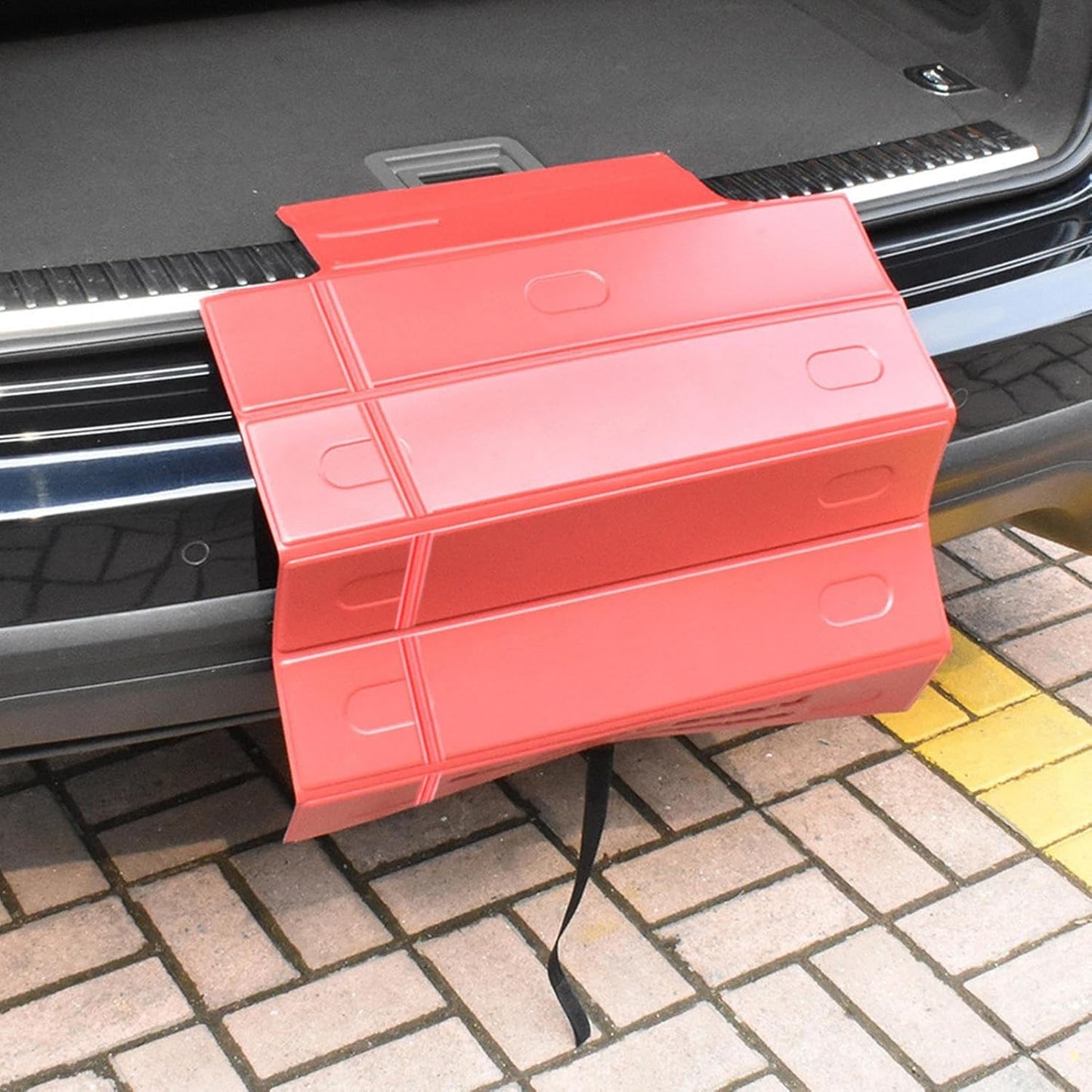 Portable Dog Ramp, Non-Slip Climbing Aid, 20.87x25.59 Inches Pet Accessory with Stable Build, Outdoor Travel Helper, Automotive Trunk Tool with Compact Design, Camping Picnic Gear for Vehicle Safety