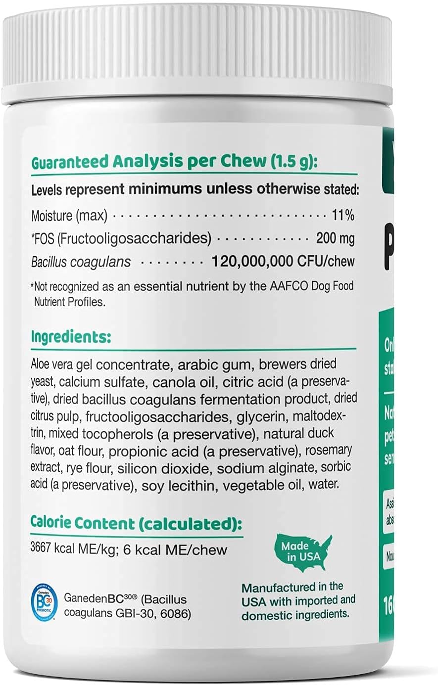 Natural Hairball Control Chews for Cats & Daily Probiotic with Prebiotics for Dogs & Cats