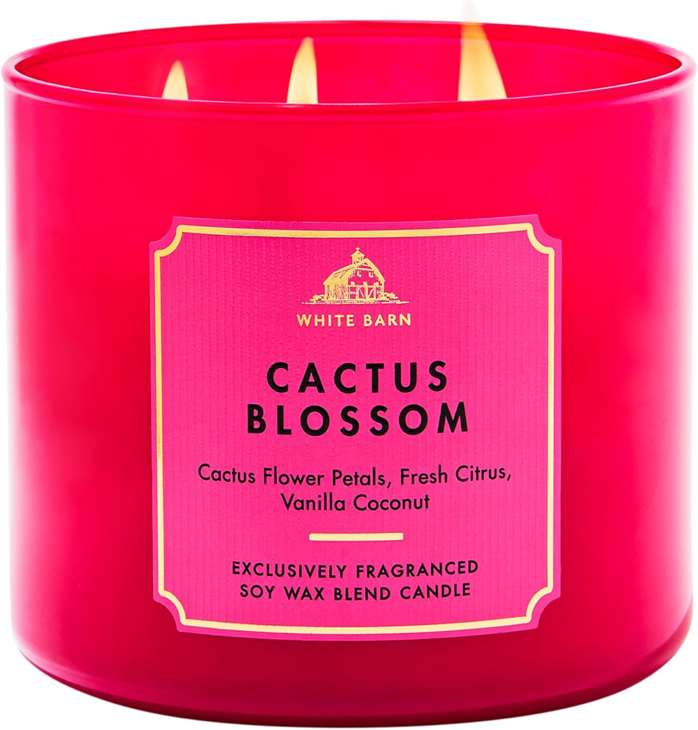 Bath & Body Works Cactus Blossom 3-Wick Candle