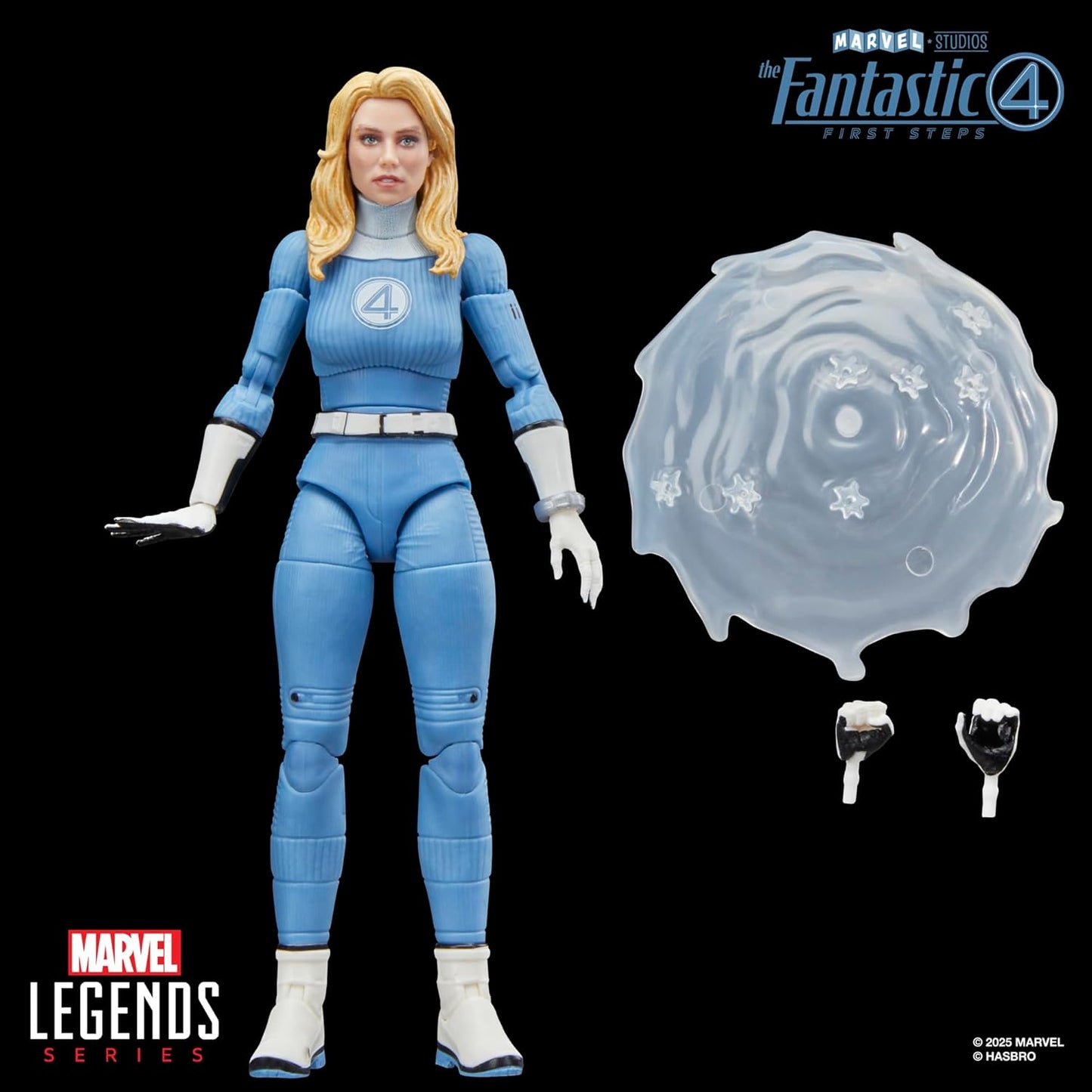 Marvel Legends Series Marvel's Invisible Woman, The Fantastic Four: First Steps Sue Storm Movie Collectible 6 Inch Action Figure Toy