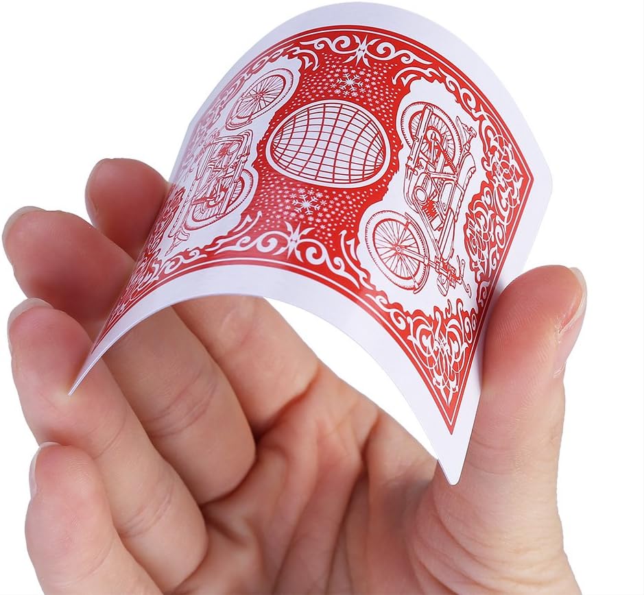 LotFancy Playing Cards, 12 Pack, Decks of Cards Bulk, Poker Size, Standard Index, for Blackjack, Euchre, Canasta Card Game, 6 Blue and 6 Red, Casino Grade Poker Cards