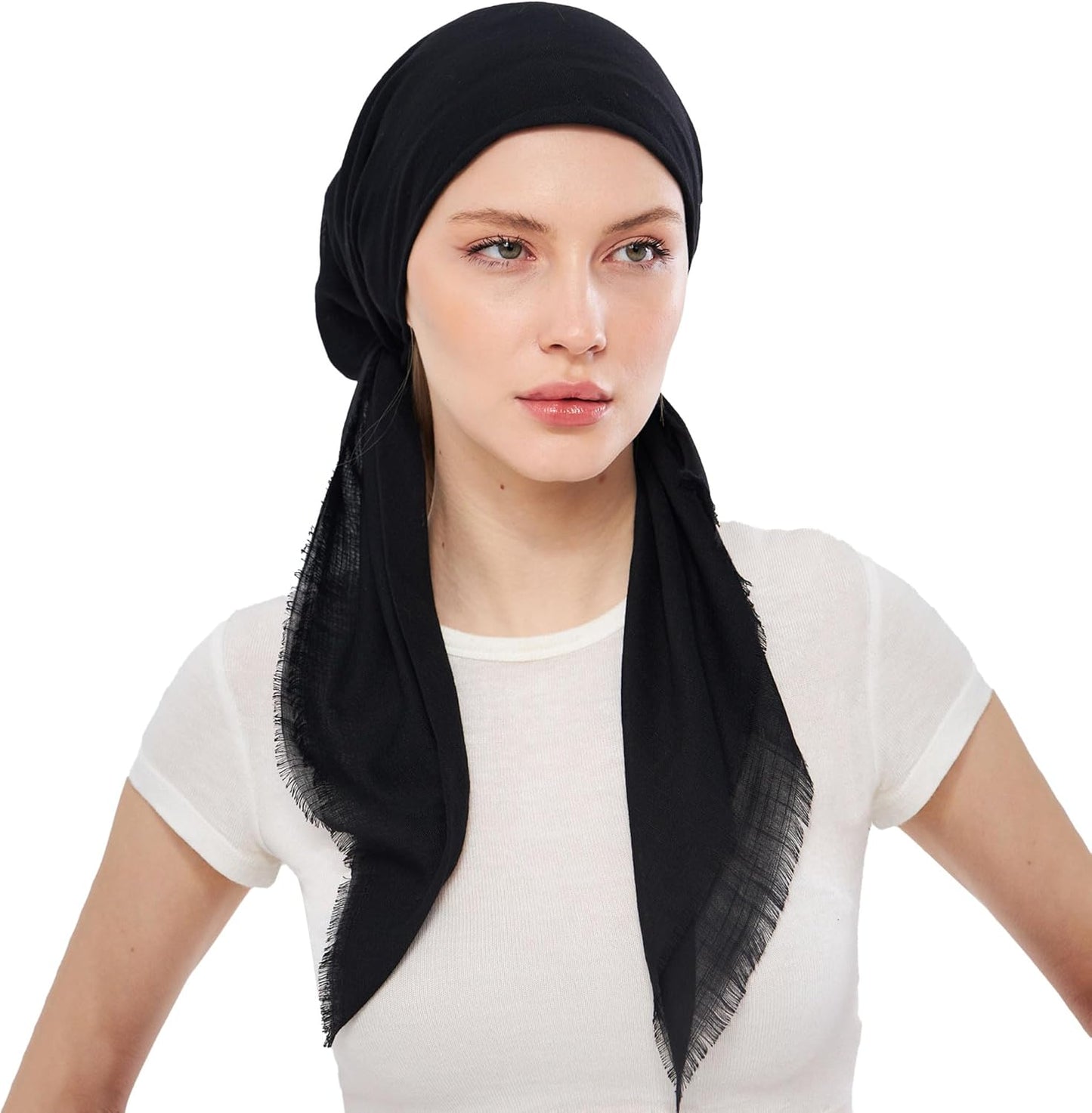 dscarf Headwear Pre Tied Head Scarves for Women Featuring | Soft Chemo Head Wear Headcover Ready Headwear
