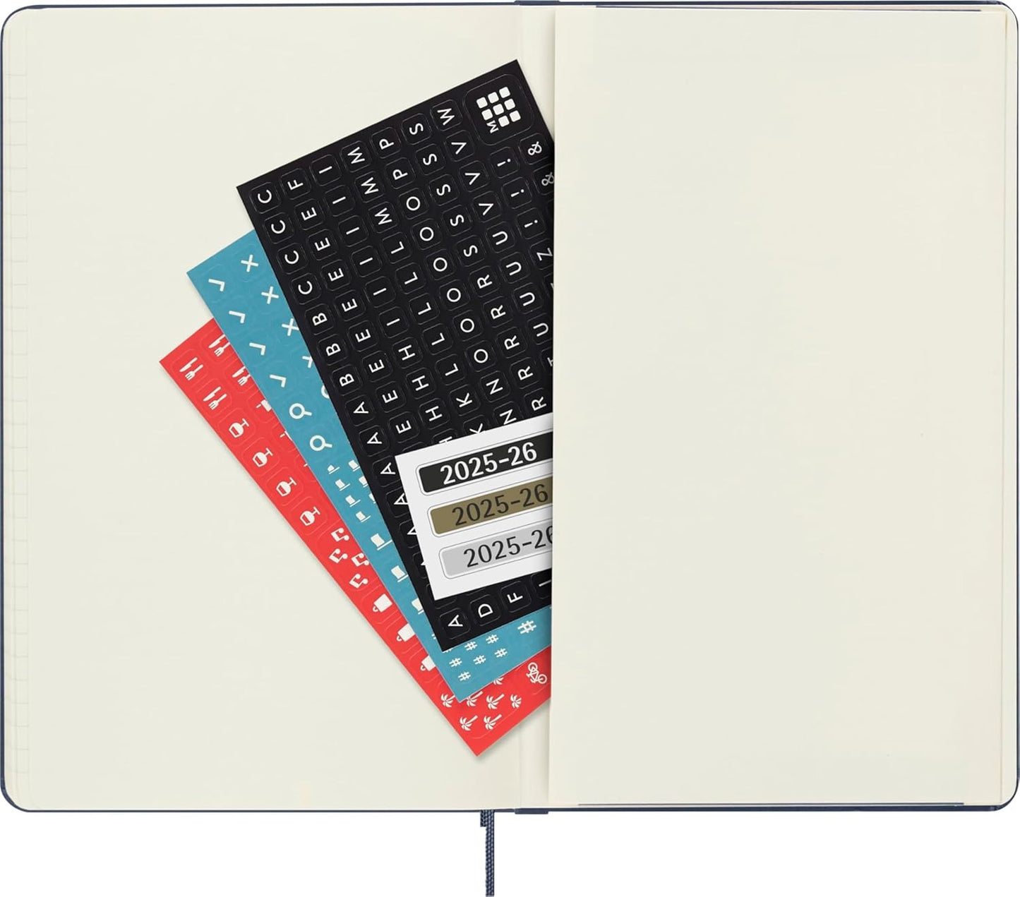 Moleskine Classic 18 Month 2025-2026 Weekly Planner, Hard Cover, Large (5" x 8.25"), Sapphire Blue, 208 pages