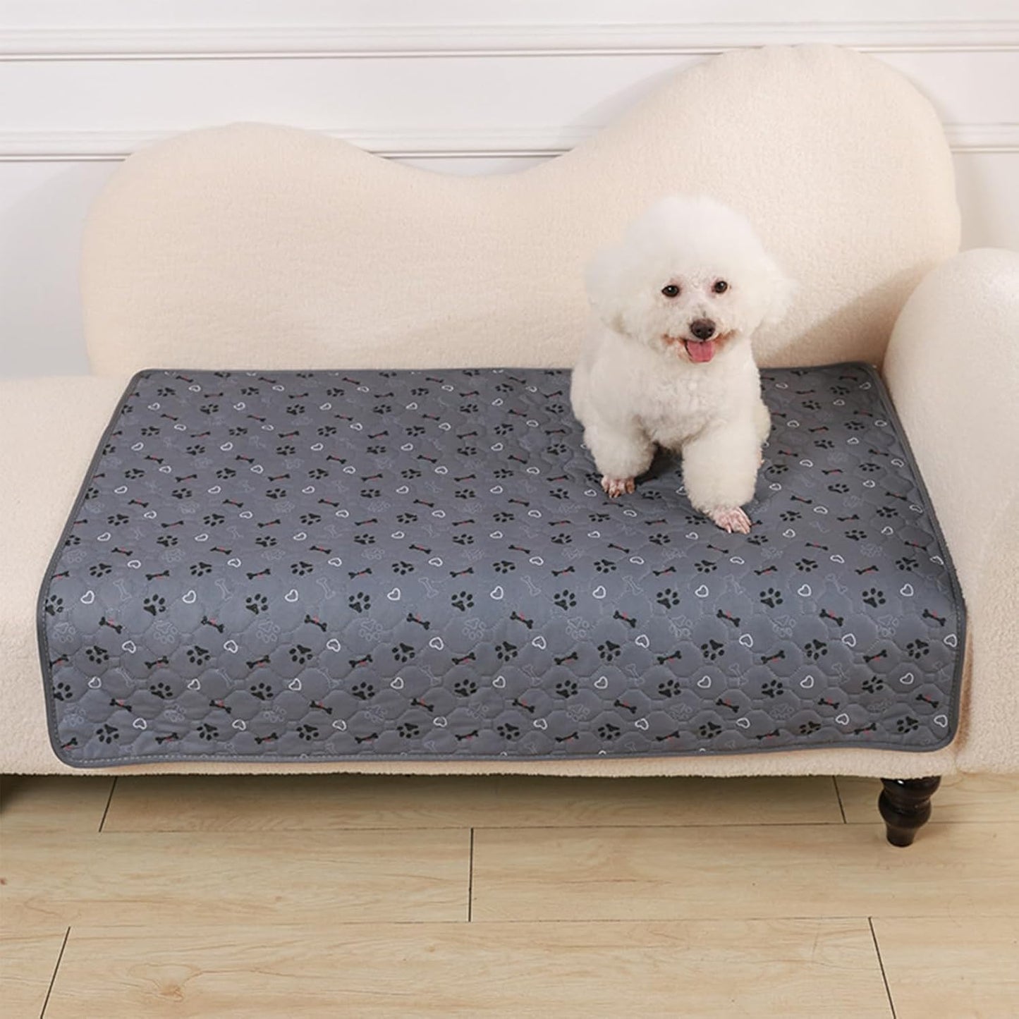 Pet Pad, Puppy Pee Pads, Non‑Slip Absorbent Fast‑Drying Washable Mat with Multi‑Layer Protection, Reusable Design for Homes Clinics Cars Travel and Daily Convenience for Pets and Owners