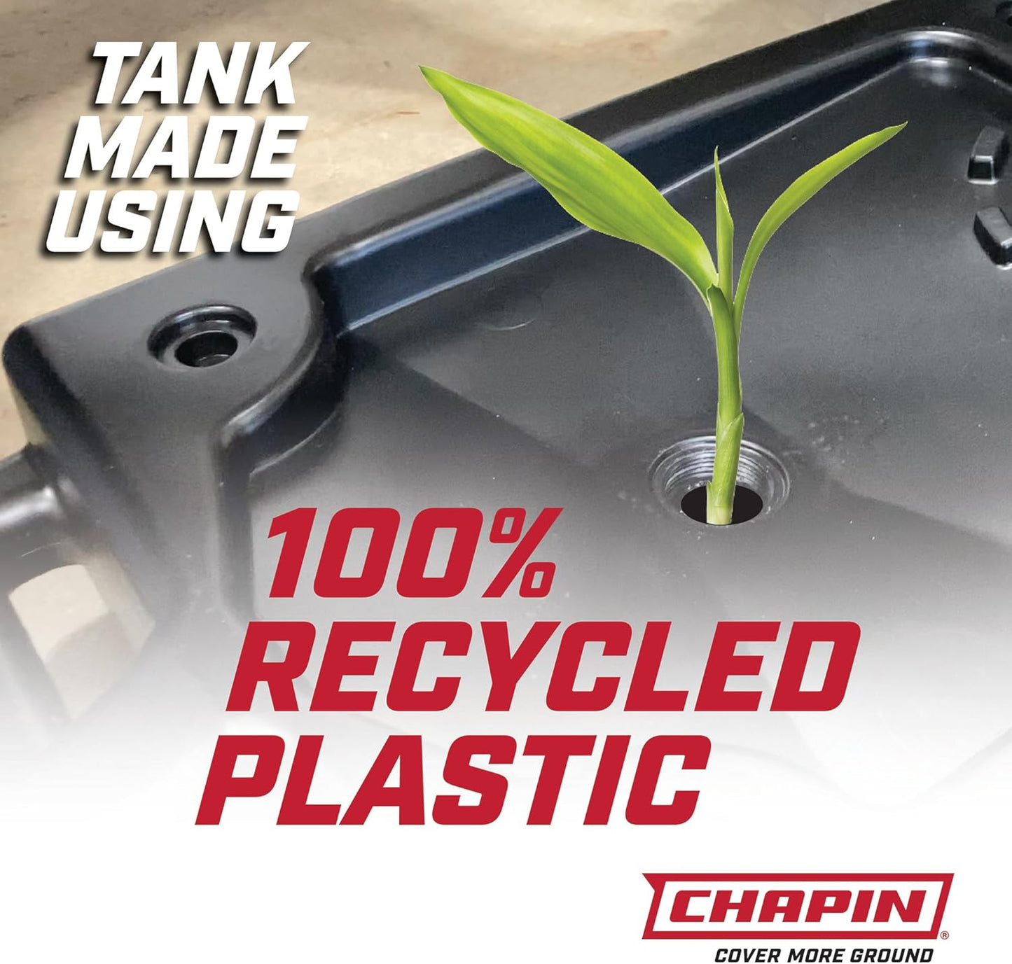 Chapin 78005 Oil Drain Pan, 12‑Quart Low‑Profile Automotive Drain Container, Recycled Polymer Construction, Large Splash‑Free Target Area & Built‑In Carry Handles for Easy Oil & Coolant Changes