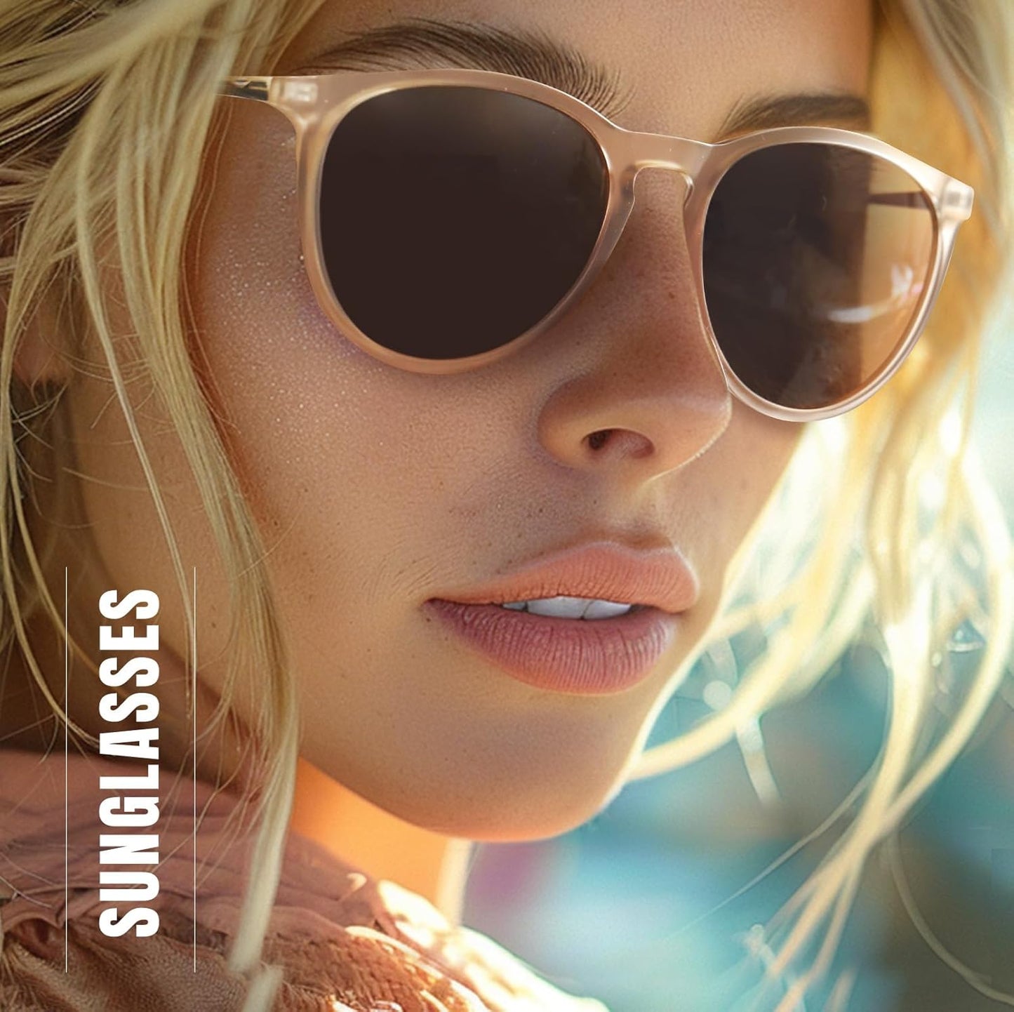 CHBP Polarized Sunglasses for Women Men - Trendy 2025 Vintage Classic Retro Round Mirrored Lens Designer Style