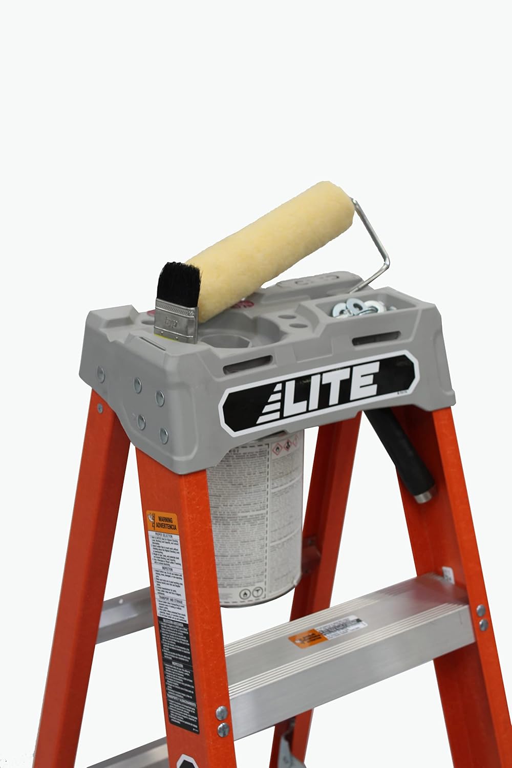 LITE 4-Foot Fiberglass Step Ladder, 300-Pound Load Capacity, Type IA, LP-3011-04