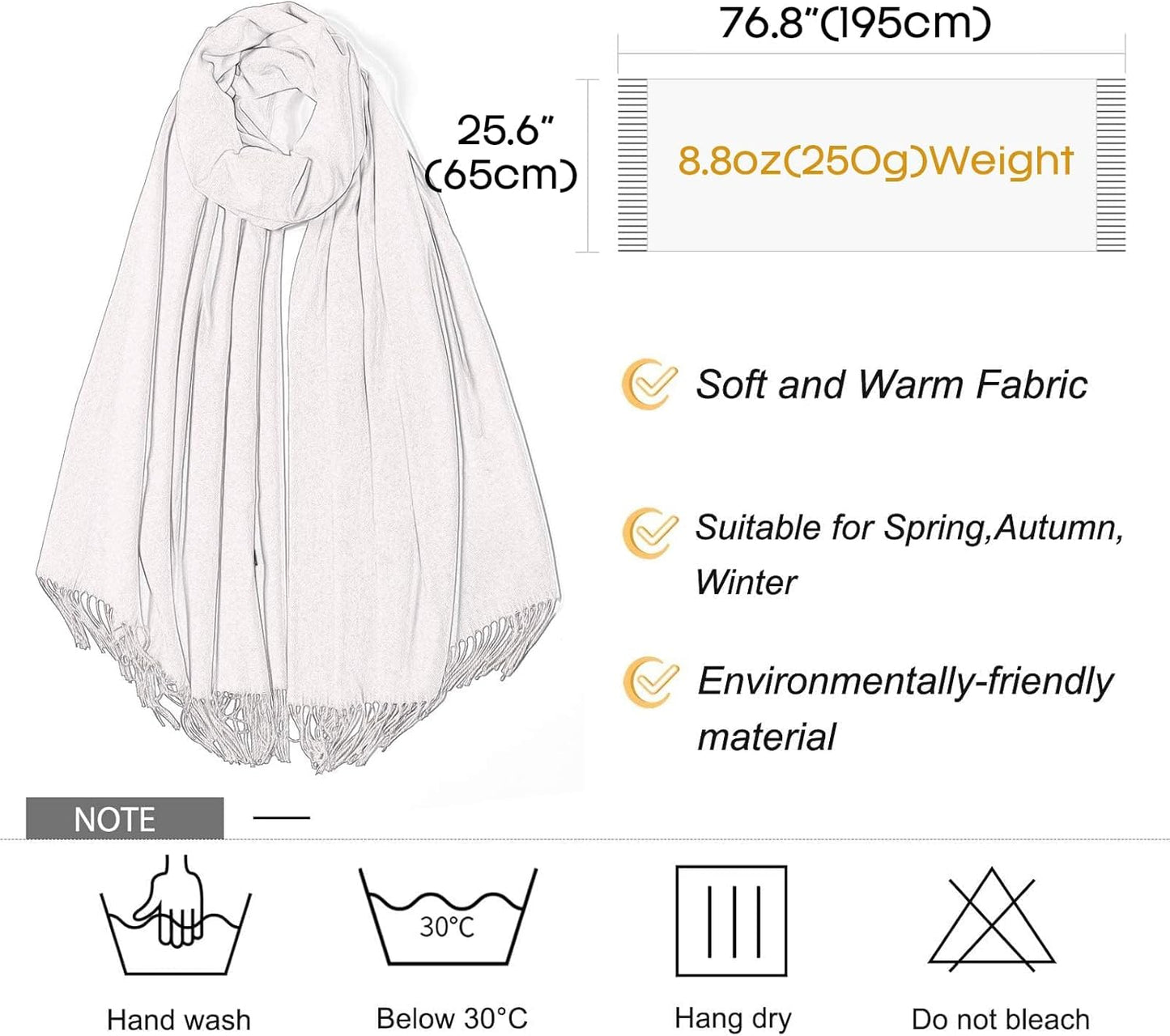 FURTALK Pashmina Shawl Wraps for Women Evening Dresses Blanket Scarves Fashion Scarf Wedding Gifts