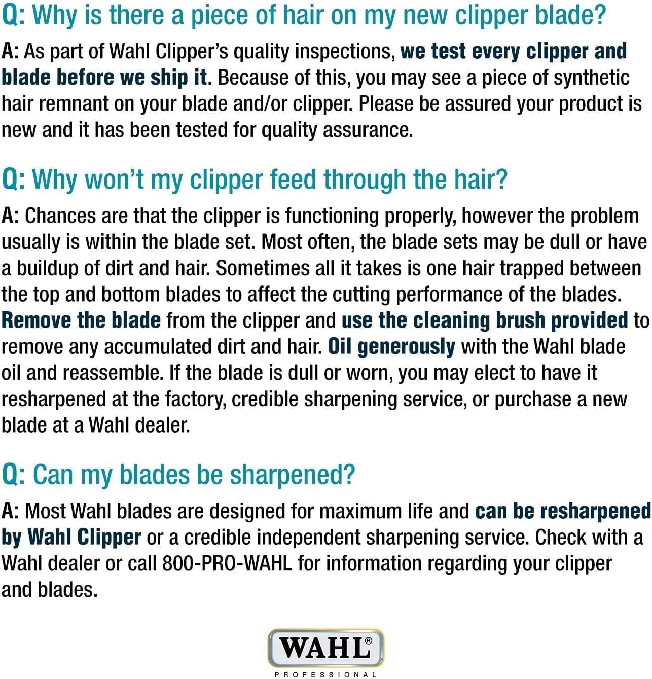 Wahl Professional Animal 4F Full Competition Blade 5/16" 2375-100, Steel
