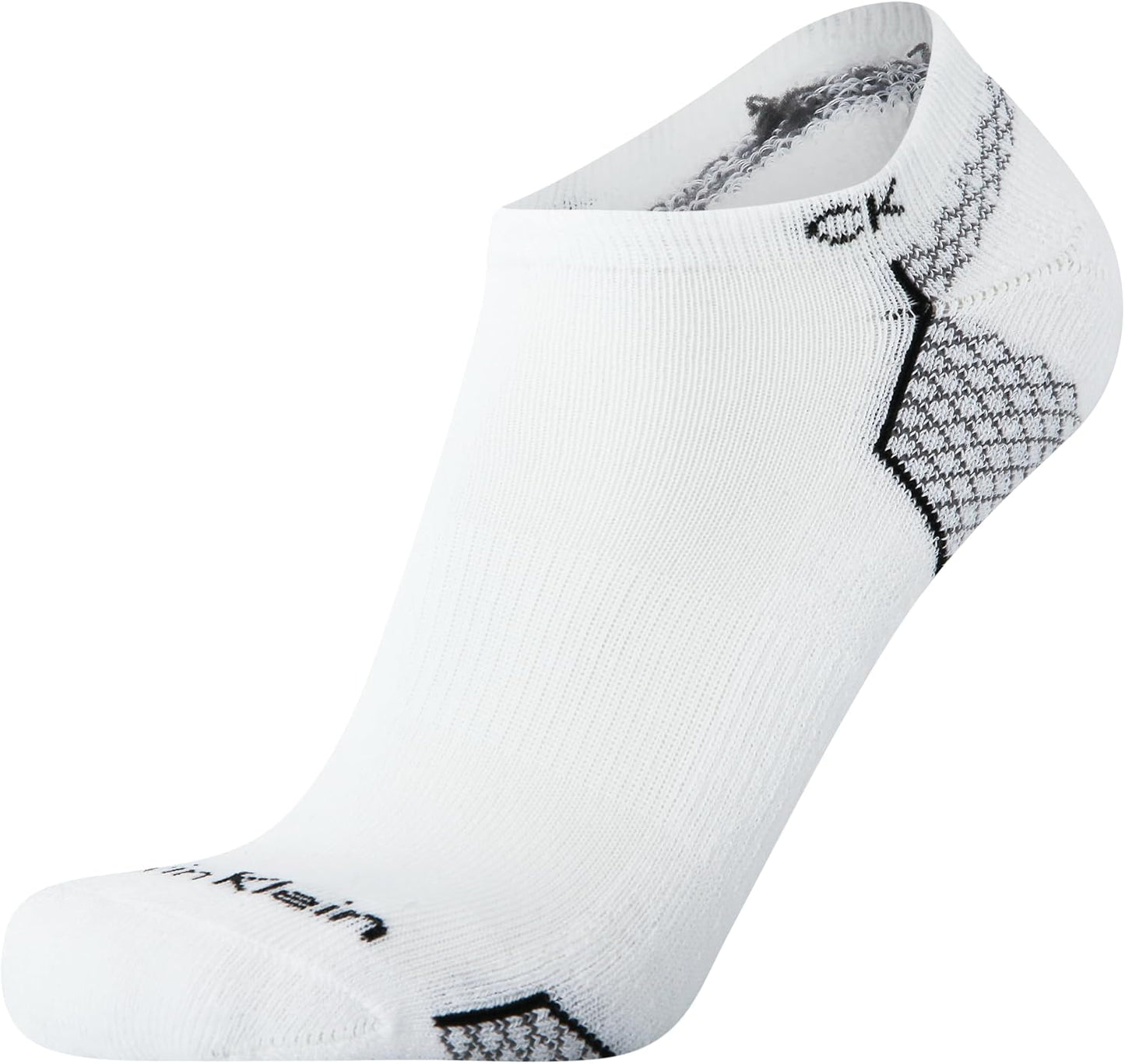 Calvin Klein Mens No Show Socks - 12 Pack Lightweight Breathable Cushioned Athletic Low Cut Socks for Men
