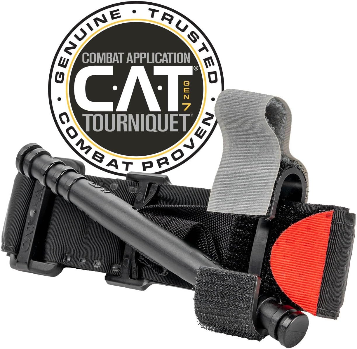 North American Rescue C-A-T Combat Application Tourniquet (Black) NAR Genuine Gen 7 CAT Gray Time-Stamped Military Issued (30-0001)
