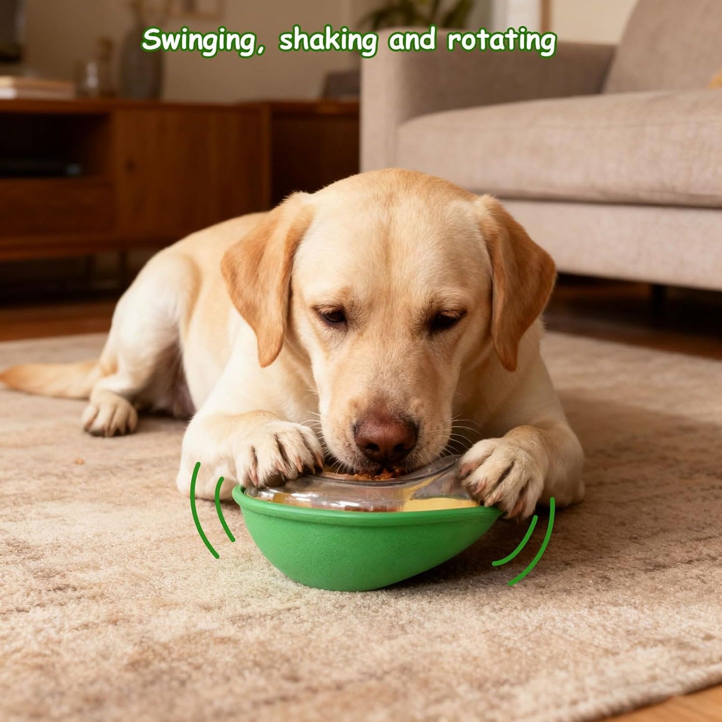 Interactive Puzzle Dog Toy Ball Design Leaking Food Slow Feeder Feeding Toy for Mental Stimulations Long-Lasting Plastics Cats Activity Ball