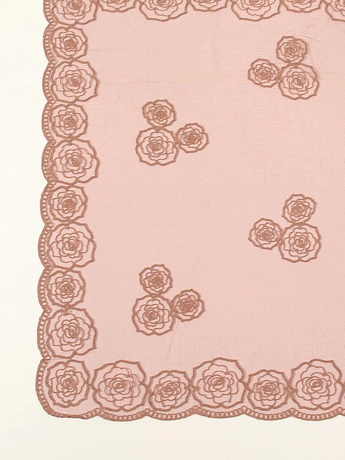 Floerns Women's Flower Embroidery Hair Scarf Headband Sheer Lace Hair Bandana