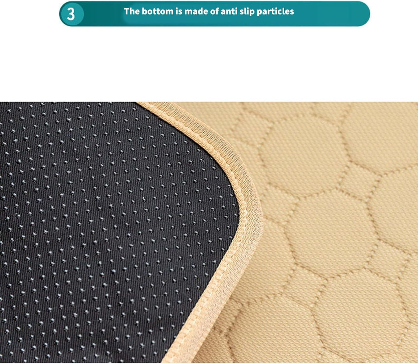 Pet Diaper Pad Anti Slip Dog Training Mat Polyester Fast Drying Surfaces Edges Easy to Pee and Washable