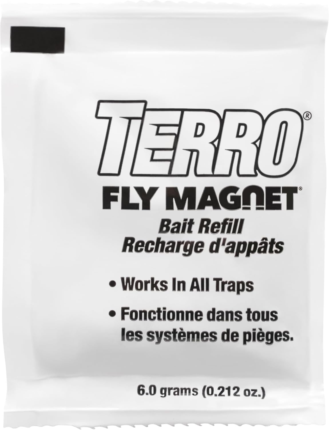 TERRO T380 Outdoor Reusable Fly Magnet Fly Trap - Poison Free Trap with Bait