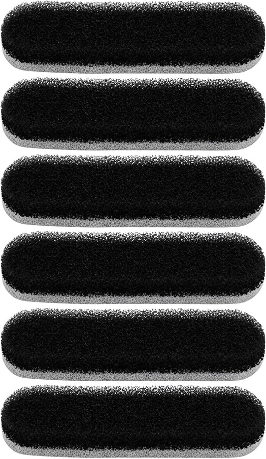 6PCS Cat Water Fountain Filters Compatible with LUVMYPETT WF220 75oz/2.2L Water Dispenser 11x3x1.5cm with Triple Filtration System Replacement Filters