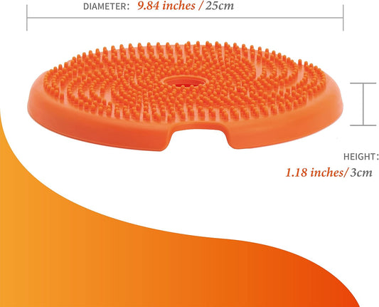 PetDreamHouse Spin Slow Dog Bowl Accessory, Double Sided Lick Mat Insert (Pack of 2)