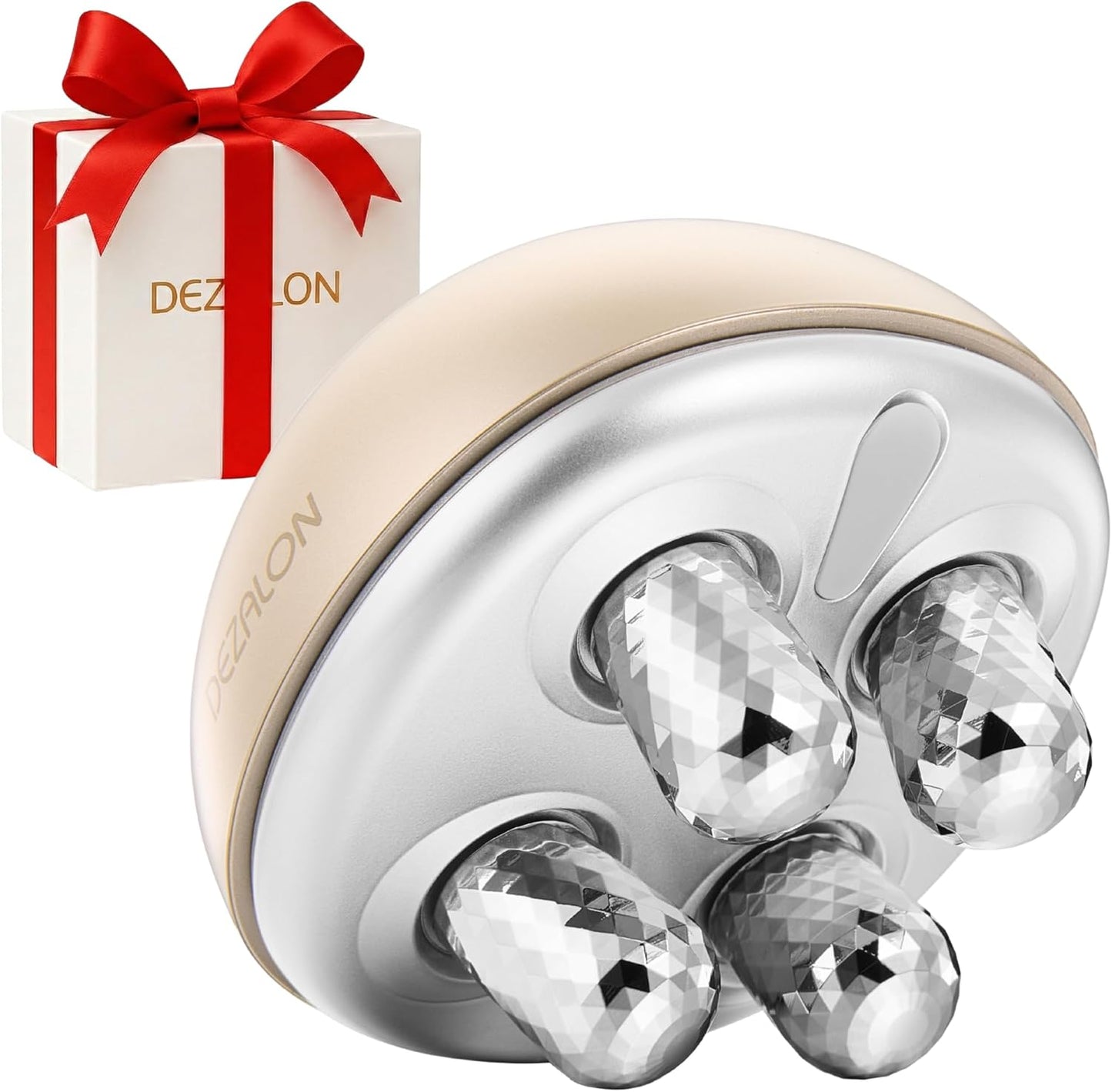 Microcurrent Facial Device, Face Massager Tool, Eye and Neck Massager, Face Roller, Beauty Tools for Relaxing Facial Massage and Skin Care Routine, Gold Color
