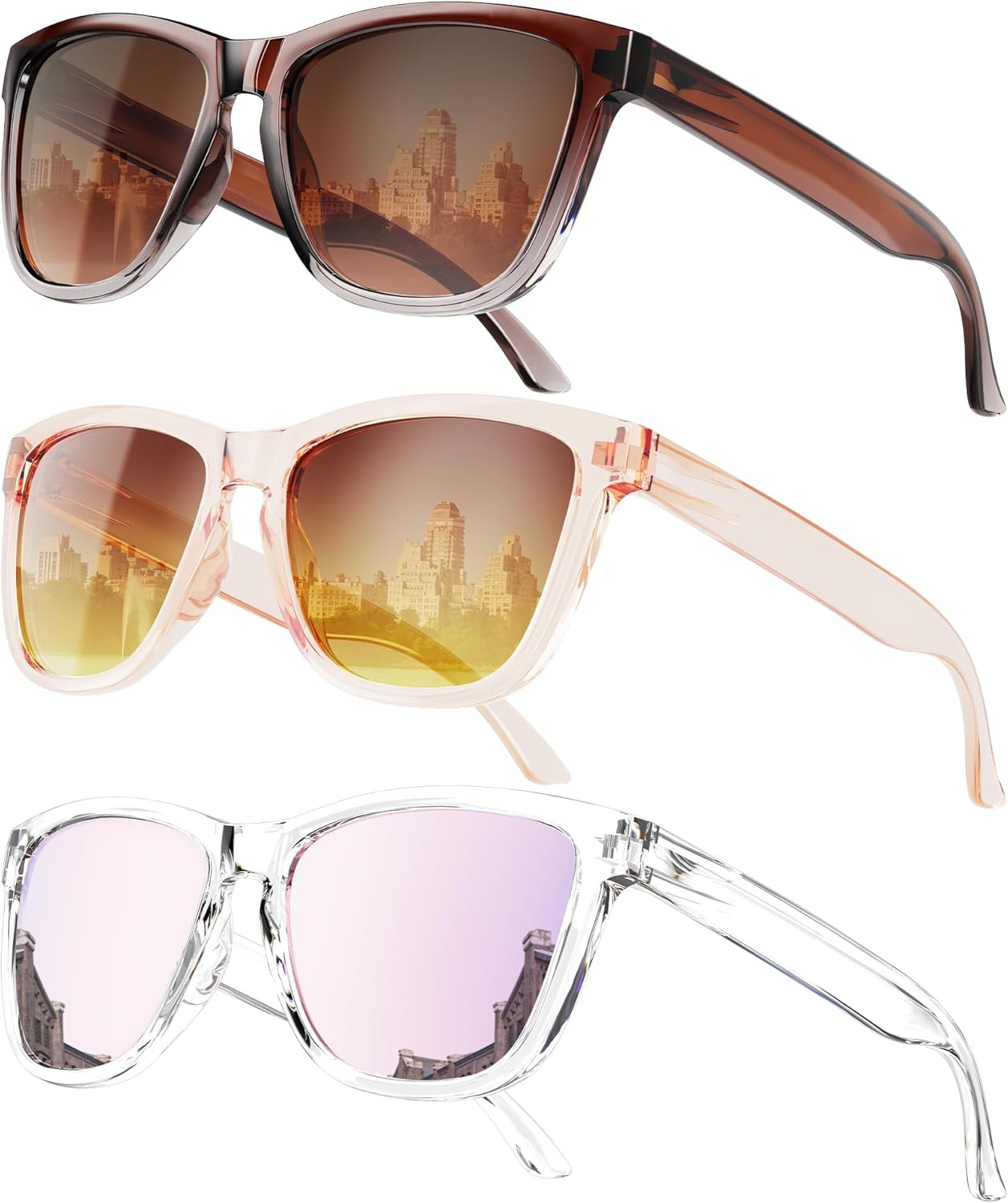 Sunglasses-women Polarized Sunglasses-womens: Trendy Sun Glasses polarized UV400 Protection Fashion Sunglasses