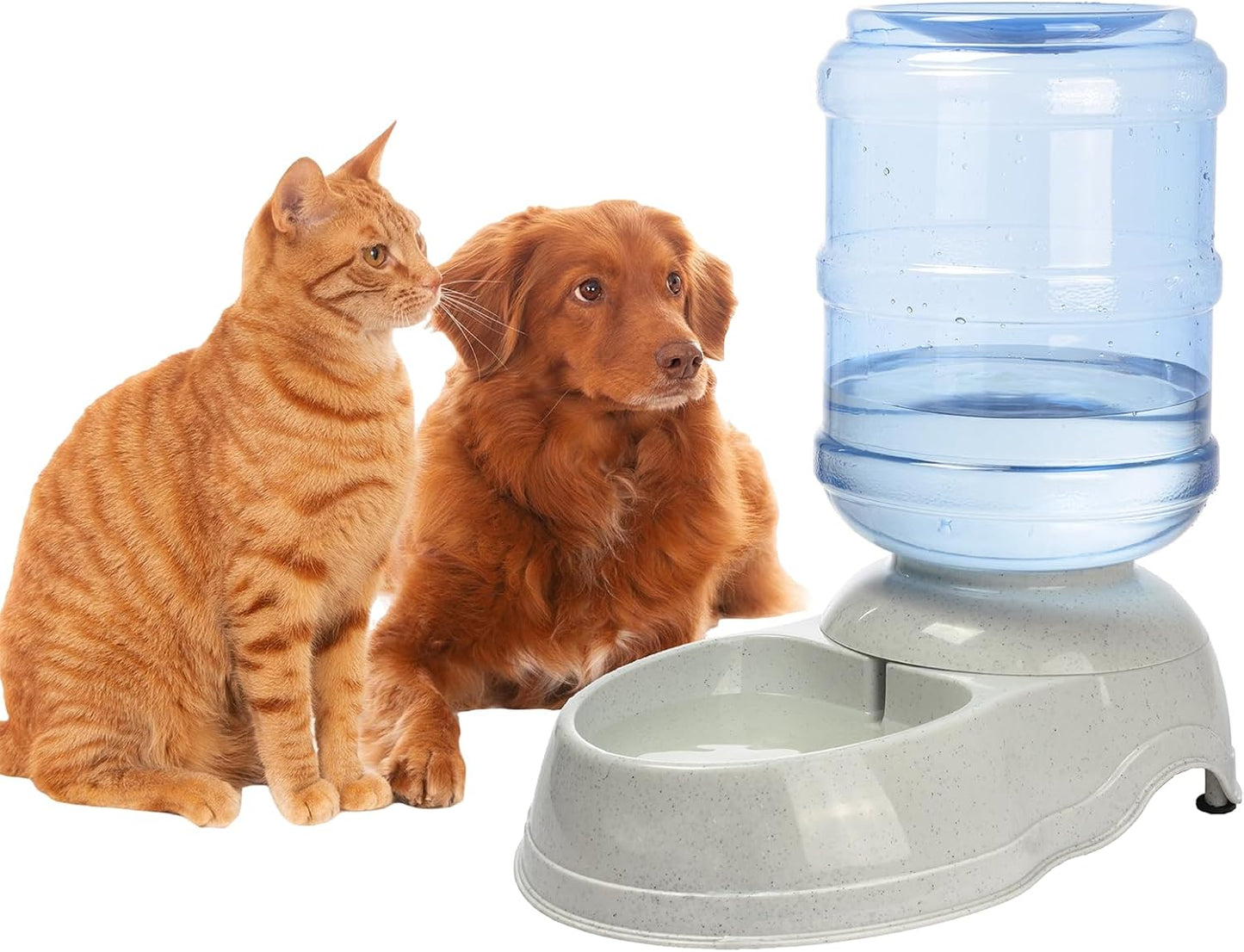 Automatic 11L Dog Water Dispenser,Pet Gravity Water Dispenser,Automatic Gravity Dog Water Bowl Dispenser,Large Size Dog Drinking Fountain for Small Medium Large Dogs Cats