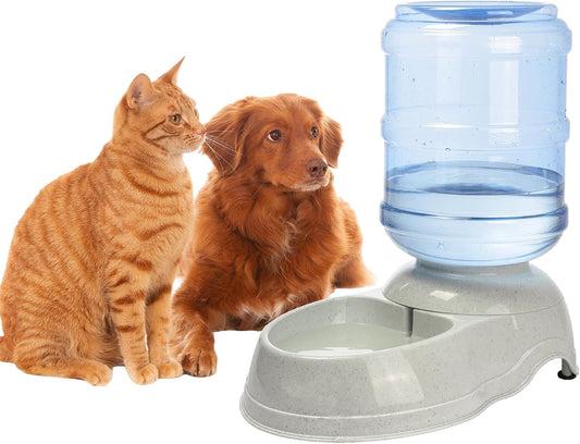 Automatic 11L Dog Water Dispenser,Pet Gravity Water Dispenser,Automatic Gravity Dog Water Bowl Dispenser,Large Size Dog Drinking Fountain for Small Medium Large Dogs Cats
