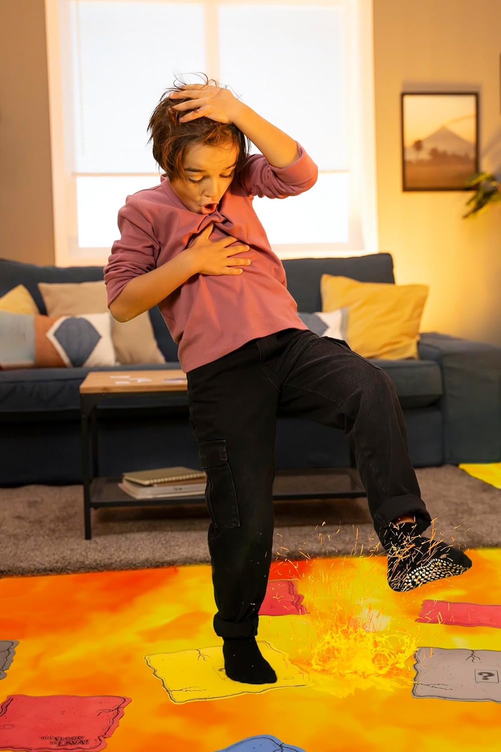 Endless Games The Original The Floor is Lava! Game by Endless Games - Interactive Game for Kids and Adults - Promotes Physical Activity - Indoor and Outdoor Safe