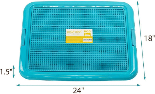 petphabet Training Pad Holder Floor Protection Dog Pad Holder Mesh Training Tray (M-18"x24")…