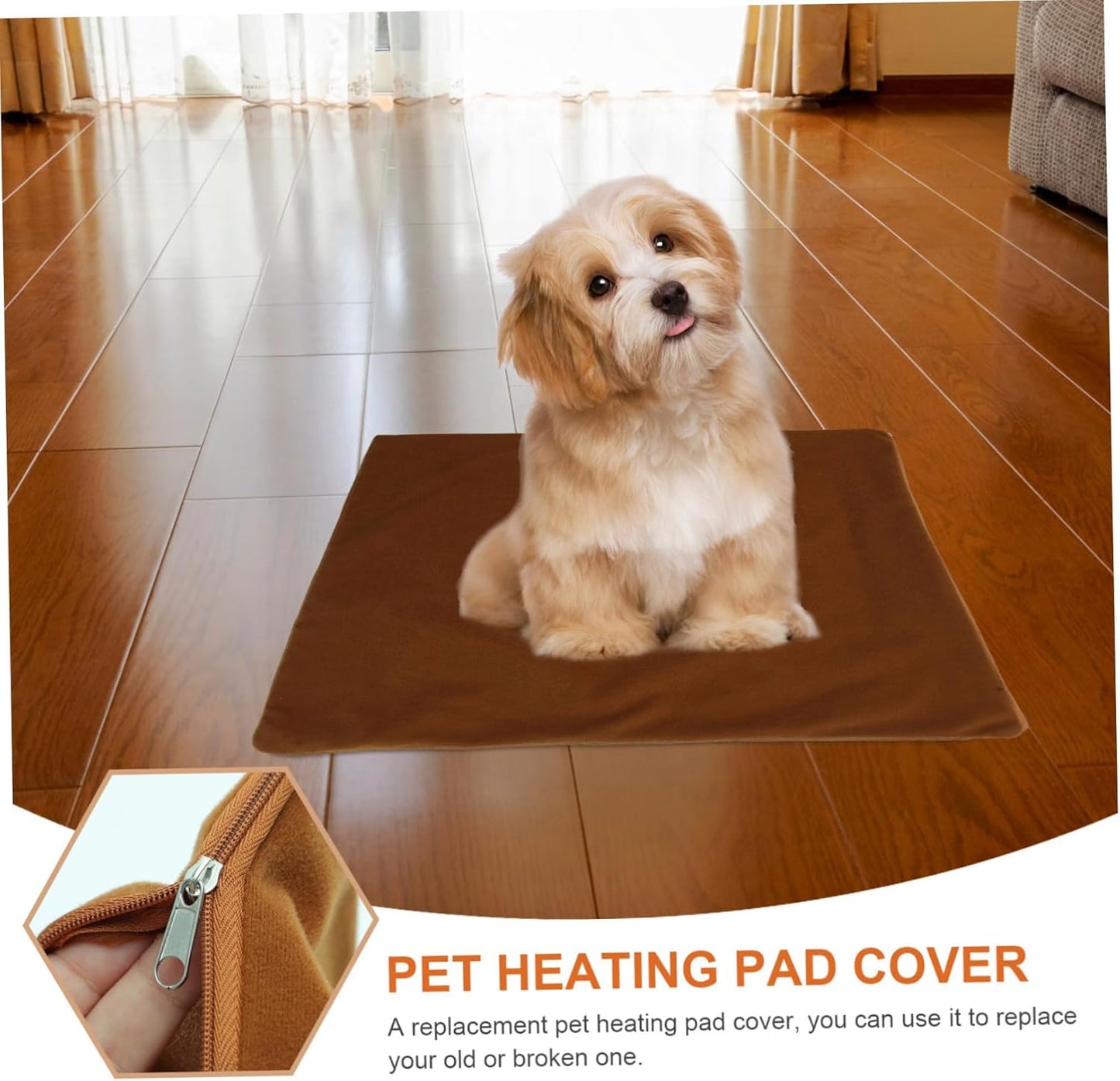 YARNOW Pet Heating Pad Cover Electric Blanket Cover for Dogs and Cats Washable Reusable Stylish Home Decor