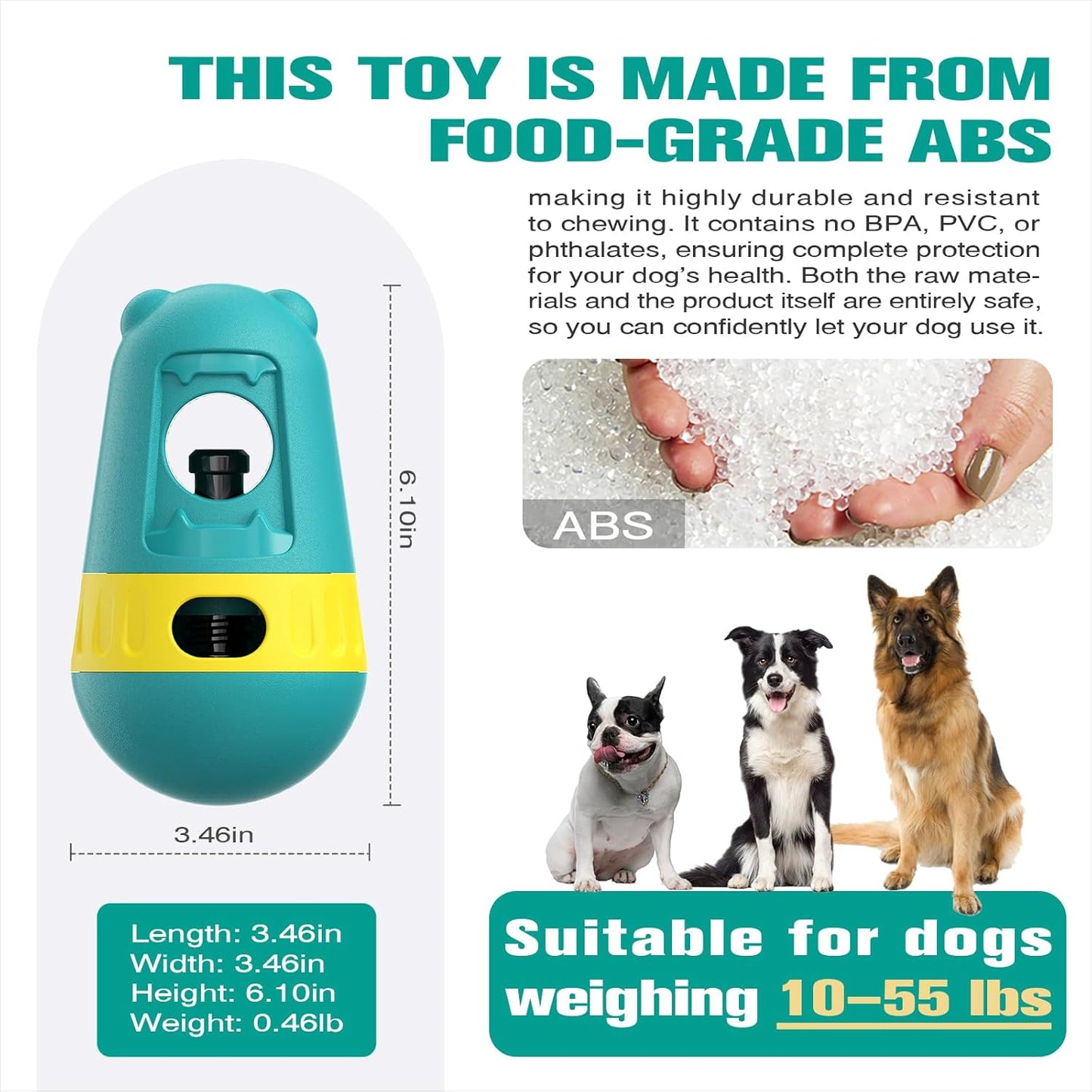 Dog Puzzles Feeder,Puppy Interactive Toys，Indestructible Puppy Toy, Adjustable Food Treat Dispenser, Perfect Alternative to Slow Feeder Dog Bowls,Bully Stick Holder for Dogs (Green)