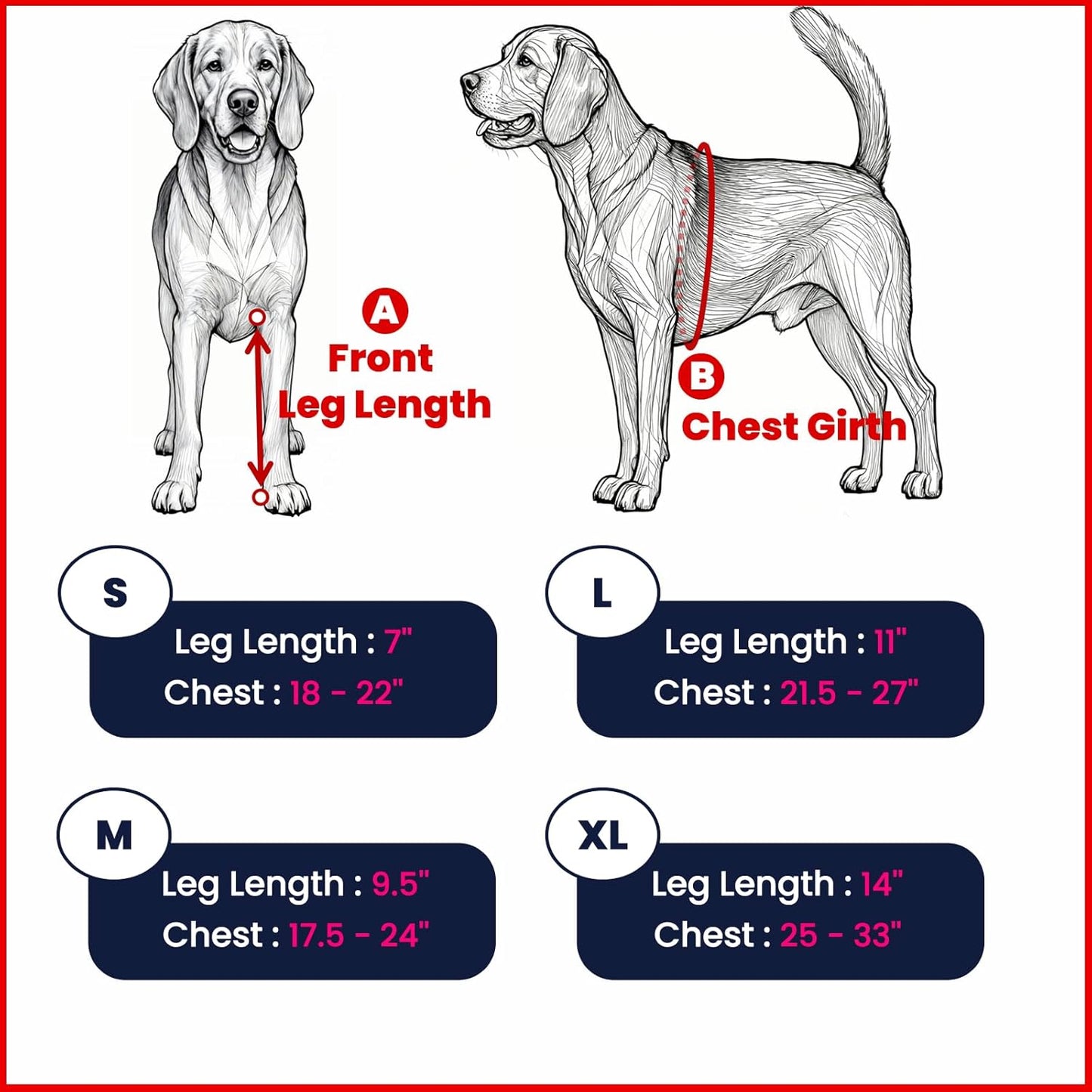 Dog Front Leg Sleeve, XLarge, Comfortable, Breathable Material, Adjustable Elastic Band, for Hot Spots, Wounds, Bandages