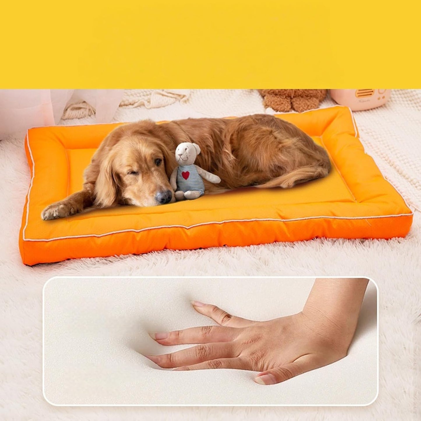 Dog Bed Oversized Thicken Nest for Small Puppy Kittens Easy Wipe Pet Bed Cover for Household Dog Crate Pad