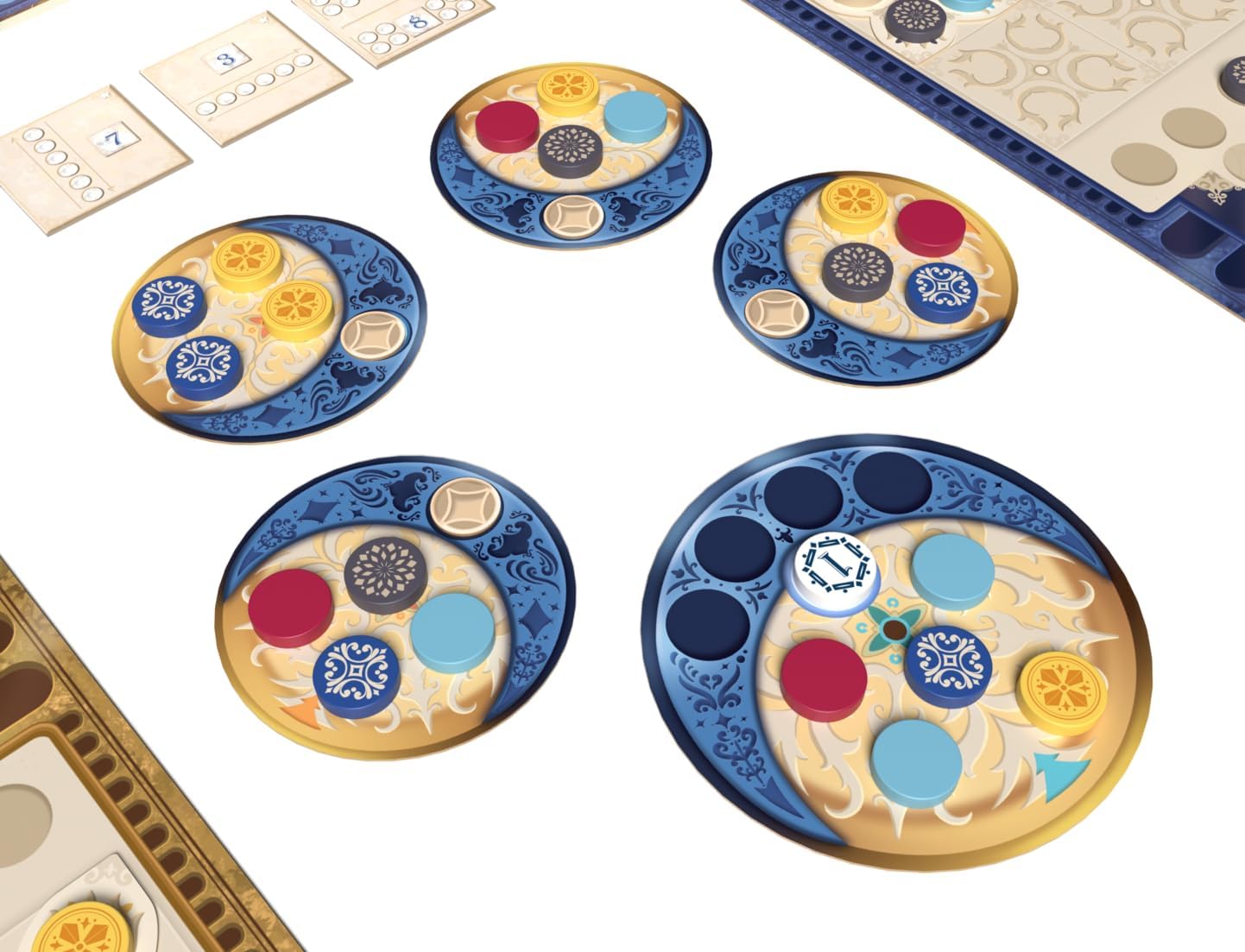 Asmodee Azul Duel Board Game - Competitive Head-to-Head Tile-Placement Strategy Game, Stunning Mosaic Art and Quick Gameplay for Kids & Adults, Ages 8+, 2 Players, 30-45 Minute Playtime