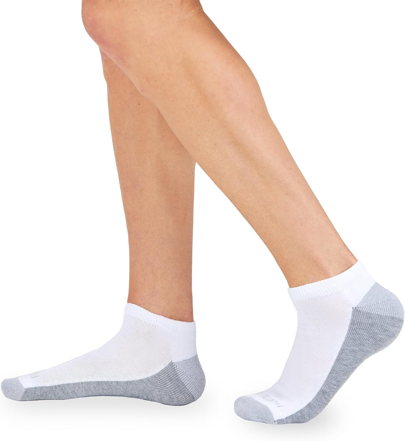 Fruit of the Loom Men's Dual Defense Ankle Socks, Odor Protection with Half Cushion, Multi-Packs