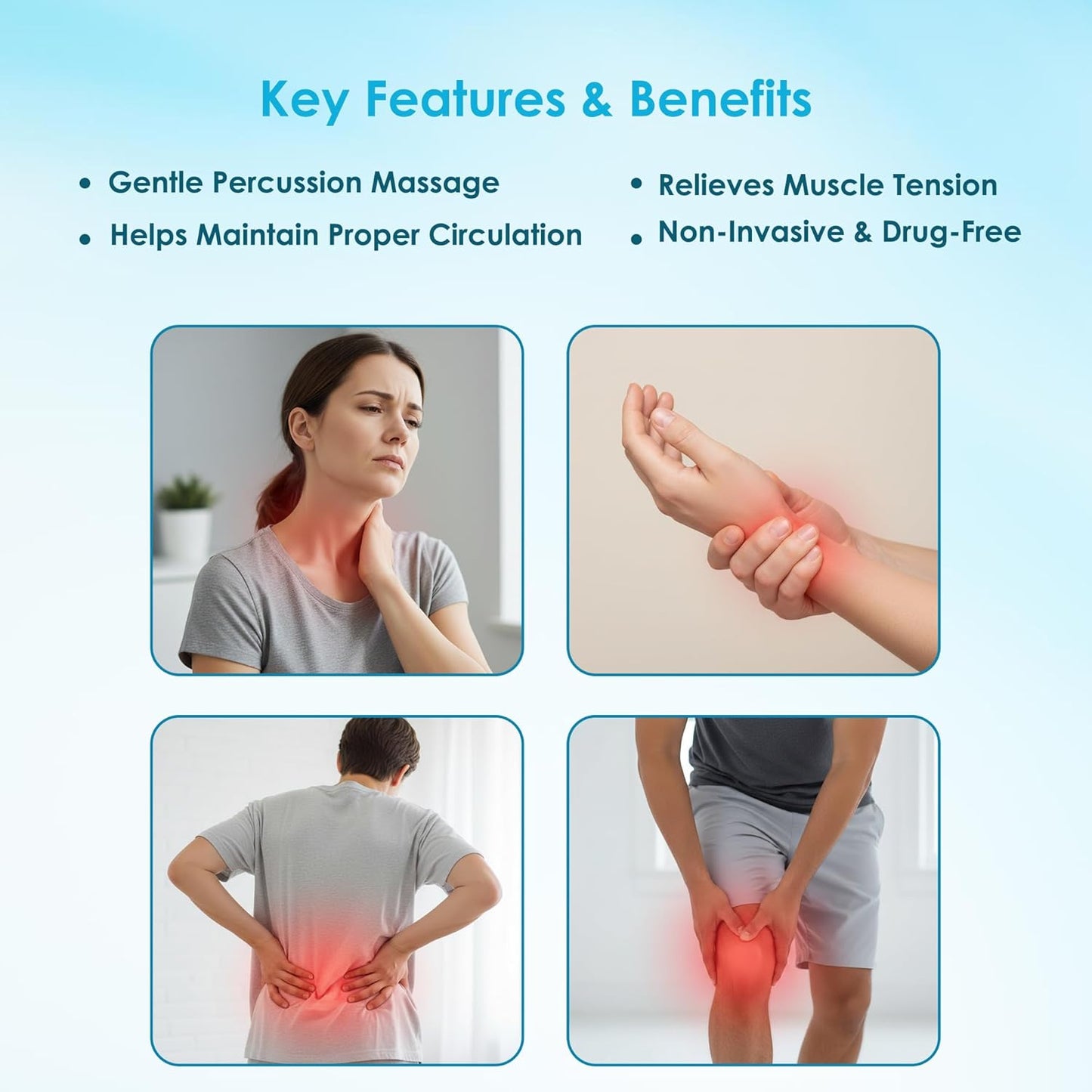 Portable Drug Free Muscle Recovery massage gun Compact Therapy Device Built for Simple Handling and Daily Application Therapy Machine for back massage Personal Health Care & Everyday Wellness Sessions