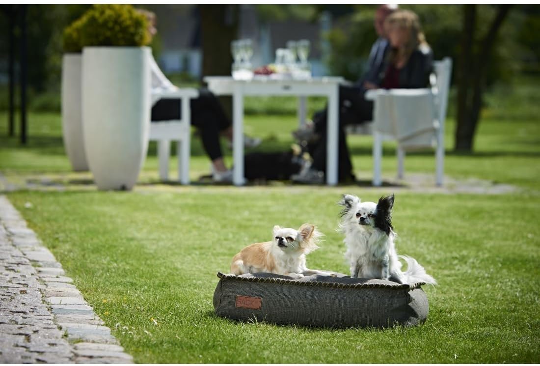 SACKit DOGit Cobana - Black Indoor/Outdoor Dog Bed/Dog House/Dog Coat for Small Dogs and Cats - Washable, Weatherproof & Waterproof - 60x40cm - For Drones & Outside
