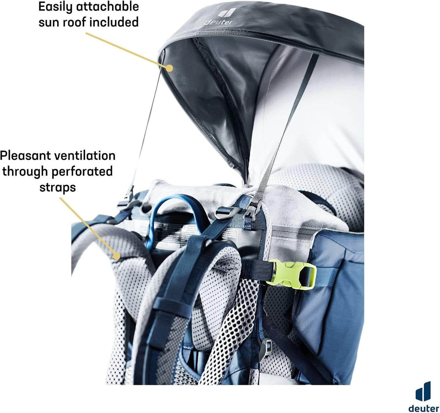 Deuter Kid Comfort Child Carrier and Backpack for Travel & Hiking with Toddlers