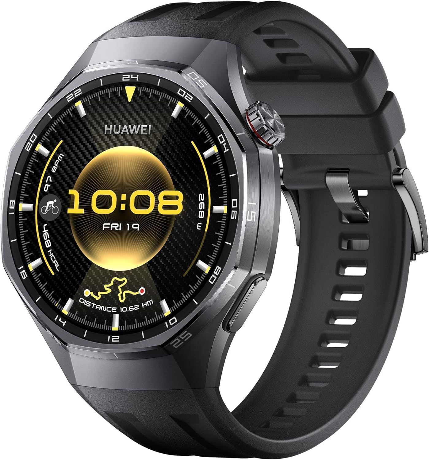 HUAWEI Watch GT 6 Pro Smart Watch, 1.47'' Display, up to 21 Days Battery Life, GPS Smart Watches with 100+ Sports Mode, Cycling, iOS & Android Compatible, Health Monitoring, 46mm, Black