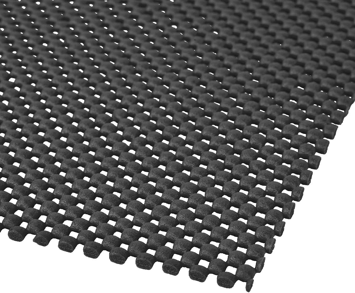 POWERTEC Non Slip Mat Anti Slip Mat, Heavy Duty Grip Mats, 24" x 48" Non Slip Pad Tool Mats for Workshop, Cabinet, Workbench Pad, Nonslip Drawer Shelf Liner, Sanding Pad for Woodworking Router 71014