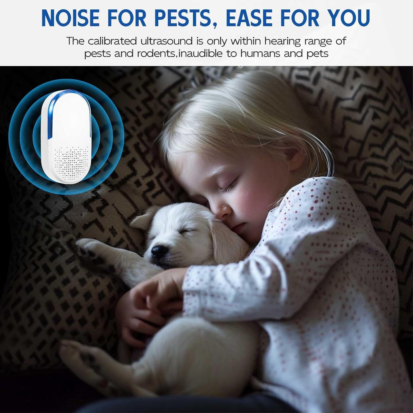 10 Pack Ultrasonic Rodent&Pest Repeller, 2026 Upgraded Electronic Plug in Pest Control for Mouse, Rats, Spiders, Roaches, Ants, Fleas - Pet & Human Safe,Indoor Repellent for Home