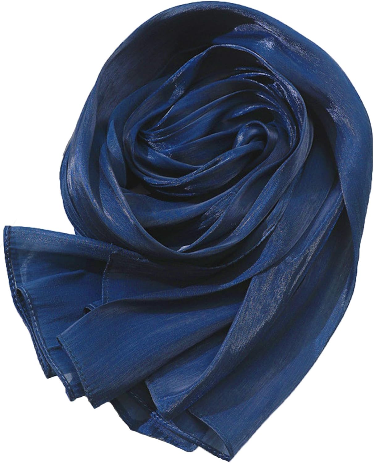 Women Premium Hijab Head Scarf Lightweight Shimmer Scarves Crepe Wedding Shawls and Wraps for Evening Dresses Shiny