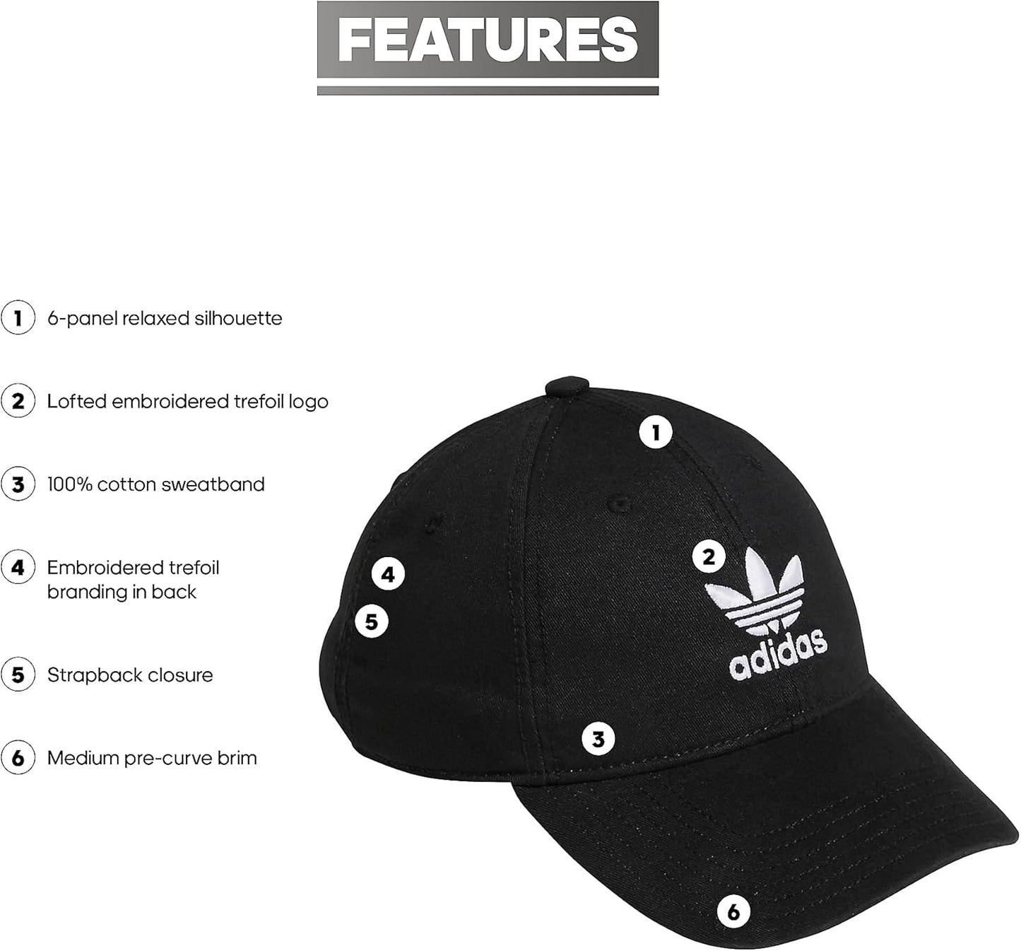 Adidas Originals Mens Men's Originals Relaxed Plus Strapback