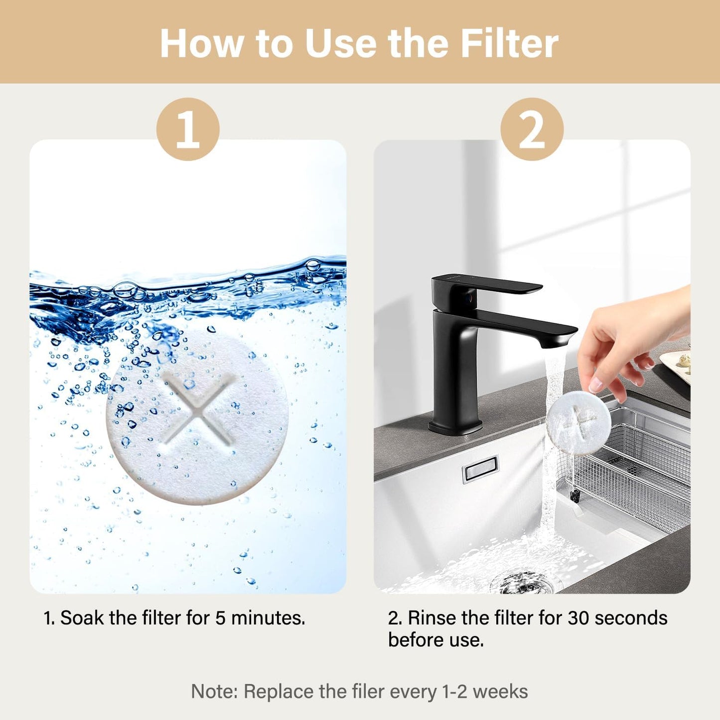 16+16 Pack Replacement Filters for Pawccoli 7L/1.8Gal Dog Water Fountain Stainless Steel, Includes 16 Filters & 16 Sponges