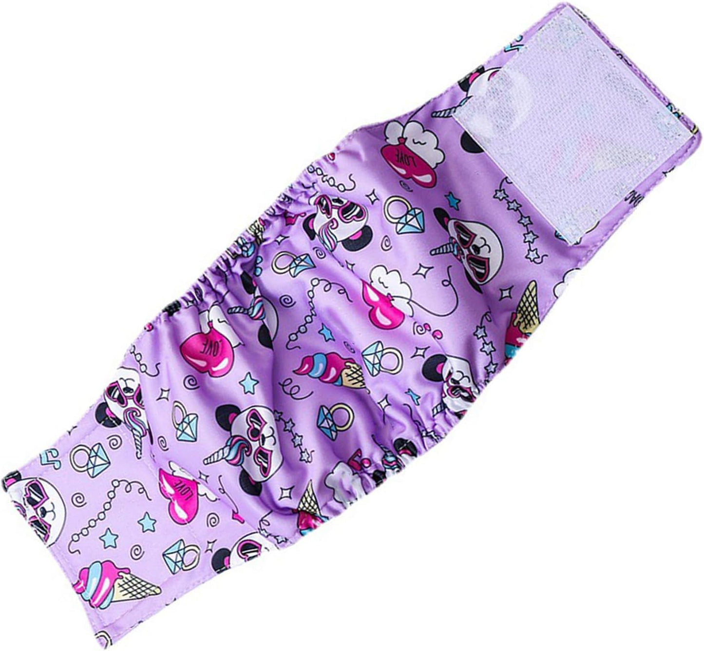 Male Dog Physiological Pant Breathable Adjustable Waist Reusable Washable Pet Diaper for Indoor Outdoor Use Polyester Material (L)