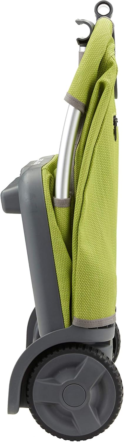 Gorilla Carts GCSS-11G-COM Collapsible Soft-Sided Folding Garden Cart, 150-Pound Capacity, Green