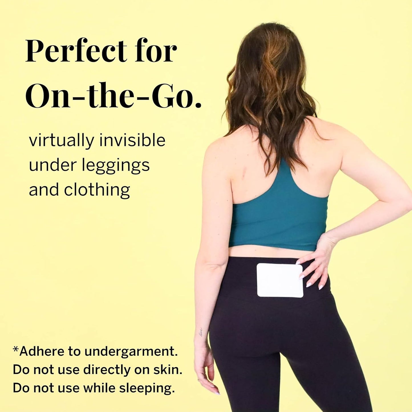 Pixie Period Cramps Menstrual Pain Relief Heat Patches - Lower Abdominal & Back Soothing Therapy - Natural Alternative to Lidocaine ICY Hot - Up to 8 Hours - 6 Count Discreet Disposable Heat Pads