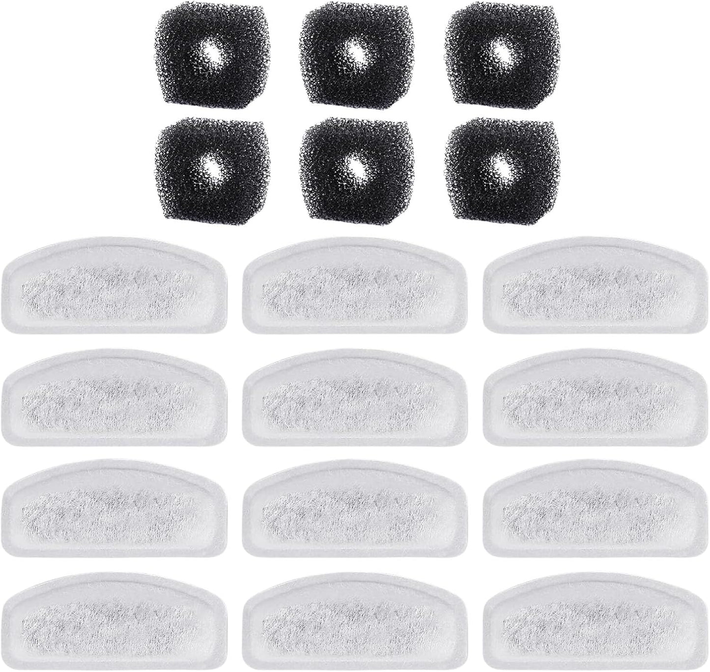 18pcs Universals Cats Fountains Drinking Fountains Activated Pad for Purified Water Cats Healths Water Filter